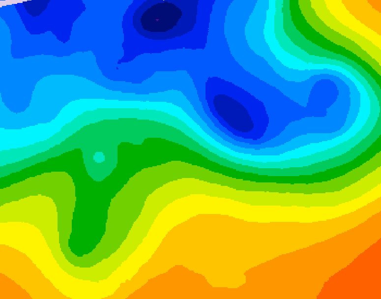 GDPS 500 millibar geopotential height 072 hour forecast chart for Canada based on 2026/10/30 0000Z data
