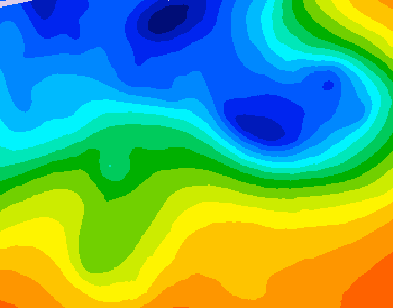 GDPS 500 millibar geopotential height 078 hour forecast chart for Canada based on 2026/10/30 0000Z data