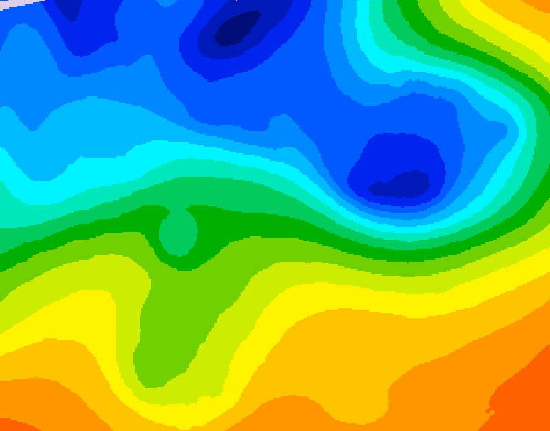 GDPS 500 millibar geopotential height 084 hour forecast chart for Canada based on 2026/10/30 0000Z data