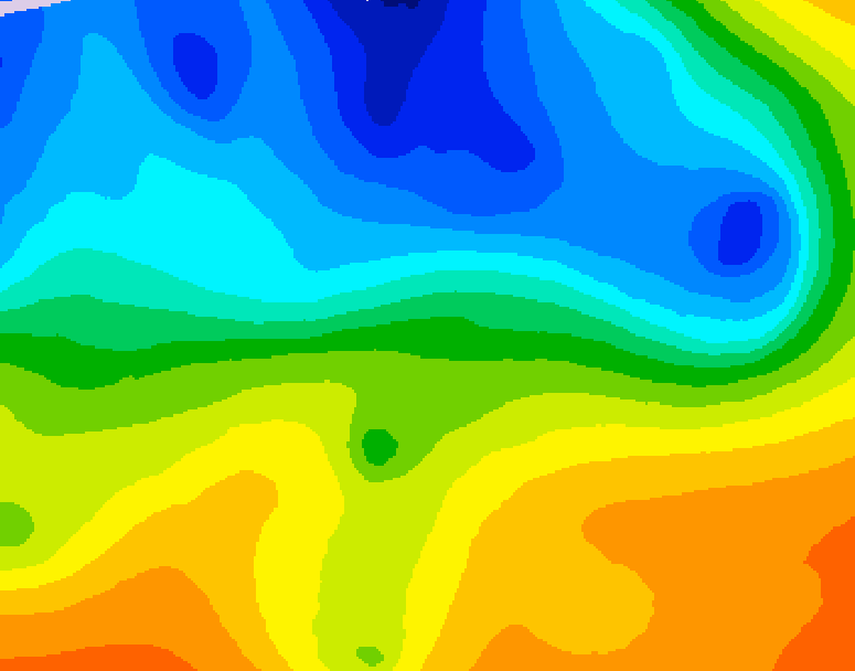 GDPS 500 millibar geopotential height 108 hour forecast chart for Canada based on 2026/10/30 0000Z data