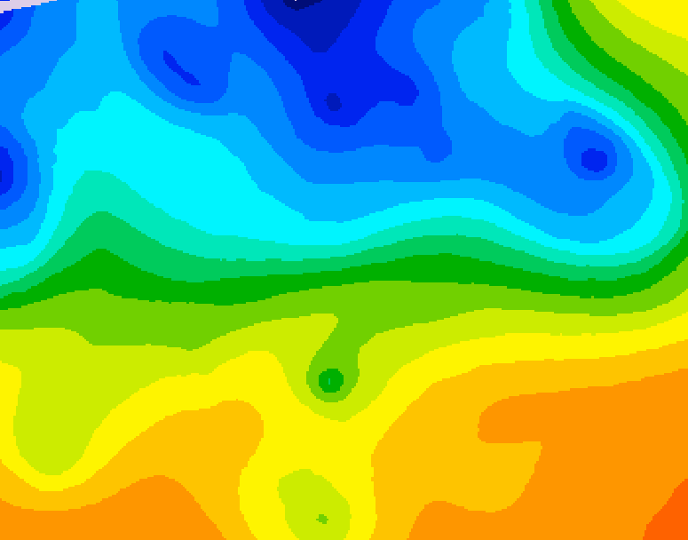 GDPS 500 millibar geopotential height 120 hour forecast chart for Canada based on 2026/10/30 0000Z data