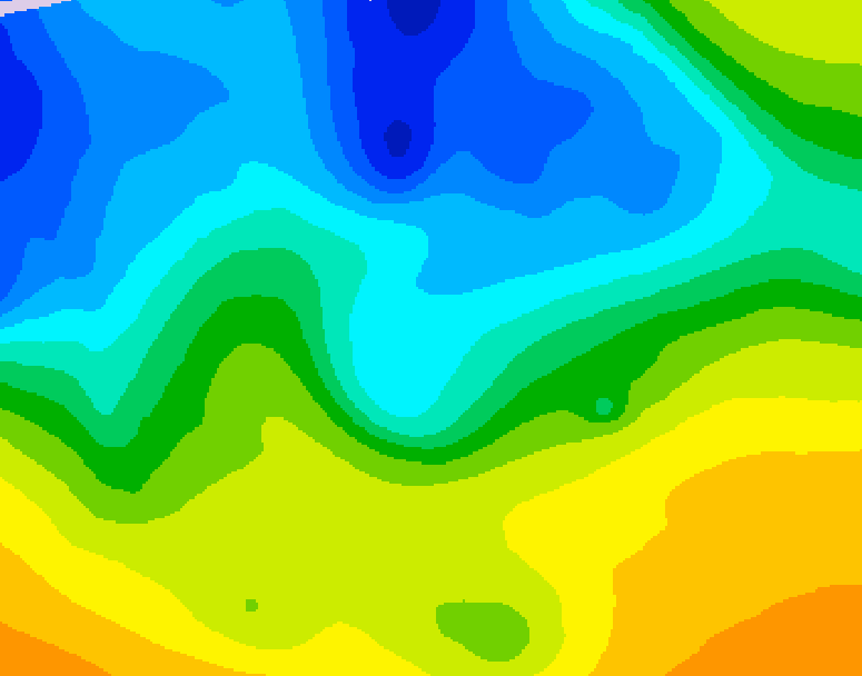 GDPS 500 millibar geopotential height 156 hour forecast chart for Canada based on 2026/10/30 0000Z data