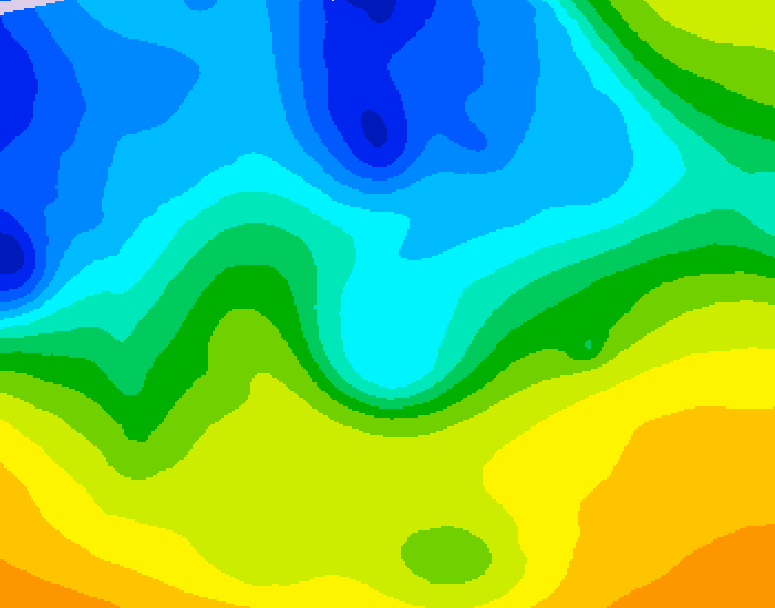 GDPS 500 millibar geopotential height 162 hour forecast chart for Canada based on 2026/10/30 0000Z data