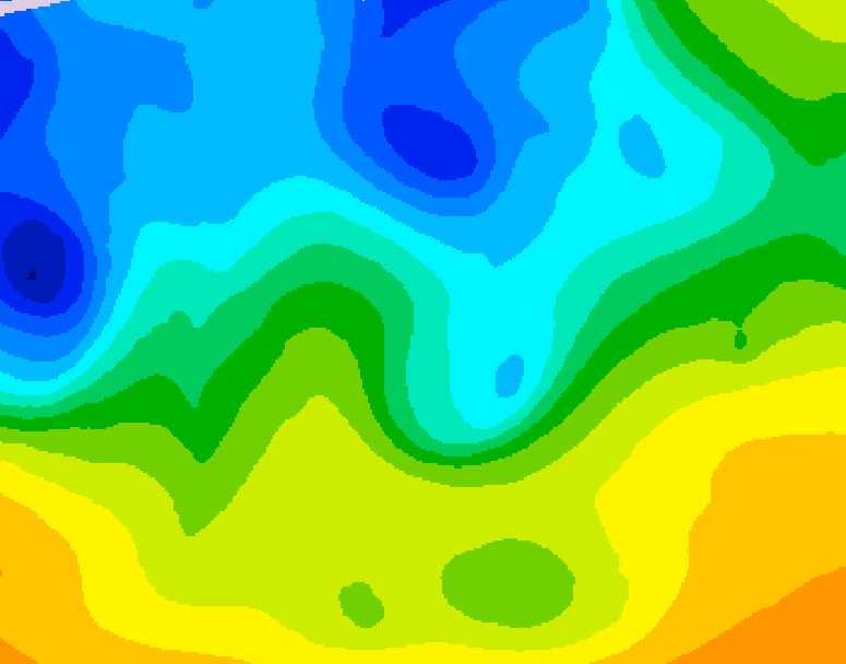 GDPS 500 millibar geopotential height 174 hour forecast chart for Canada based on 2026/10/30 0000Z data