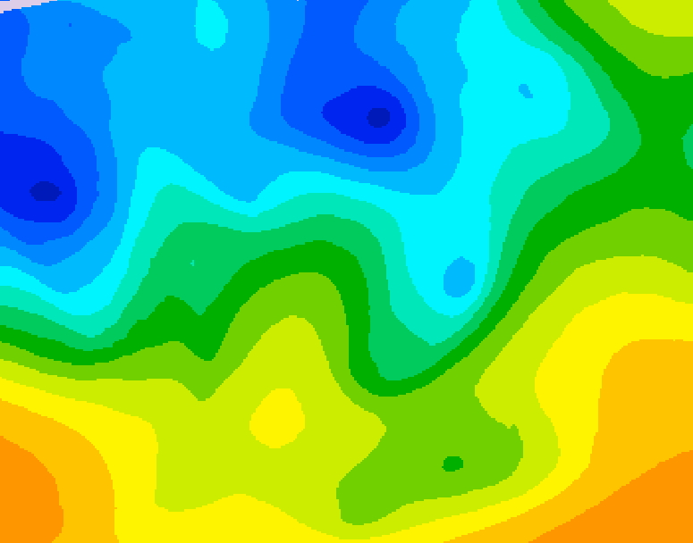 GDPS 500 millibar geopotential height 186 hour forecast chart for Canada based on 2026/10/30 0000Z data