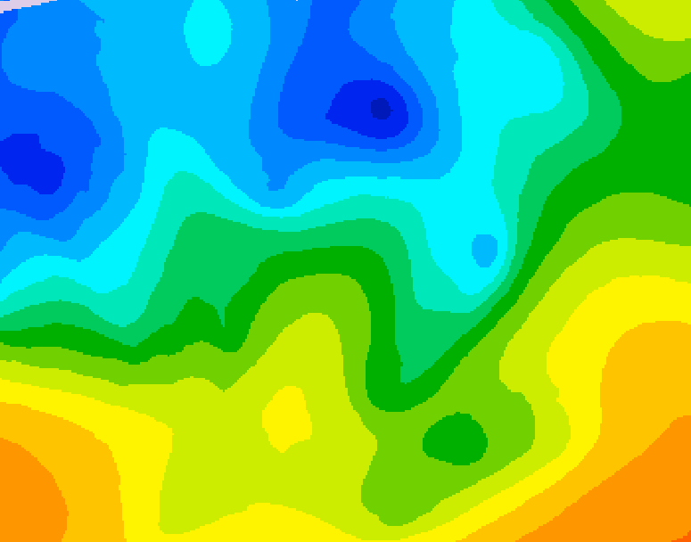 GDPS 500 millibar geopotential height 192 hour forecast chart for Canada based on 2026/10/30 0000Z data