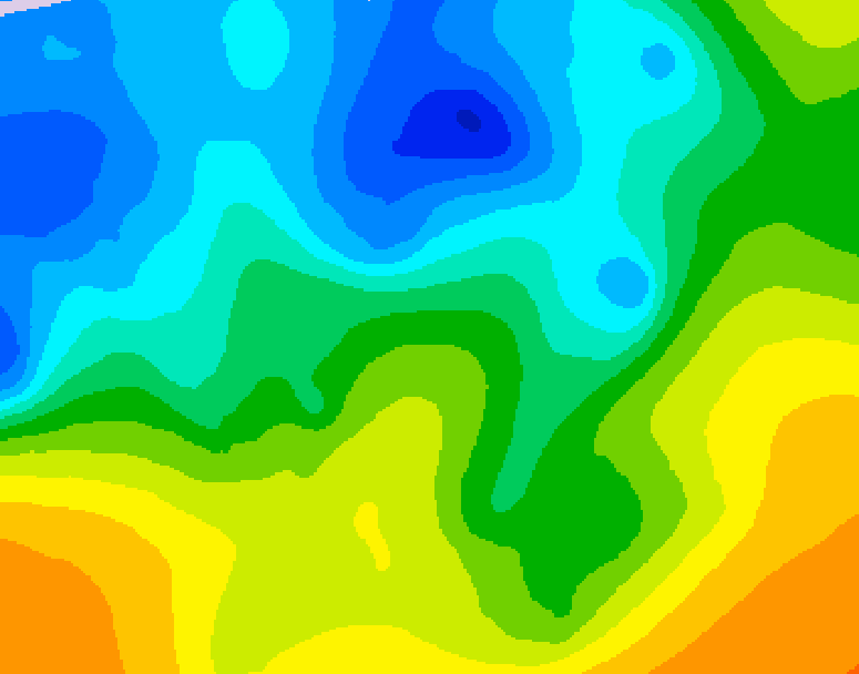 GDPS 500 millibar geopotential height 198 hour forecast chart for Canada based on 2026/10/30 0000Z data