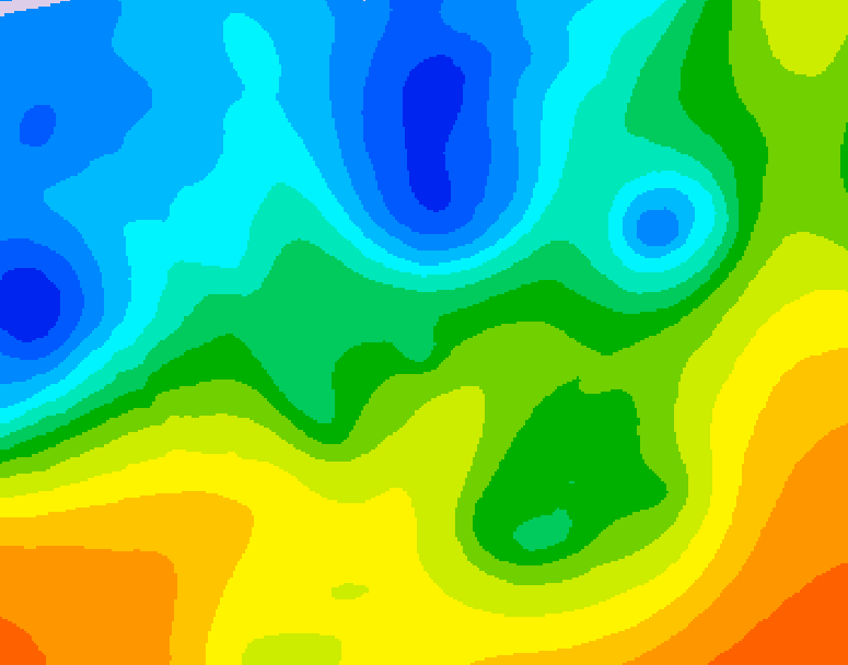 GDPS 500 millibar geopotential height 216 hour forecast chart for Canada based on 2026/10/30 0000Z data