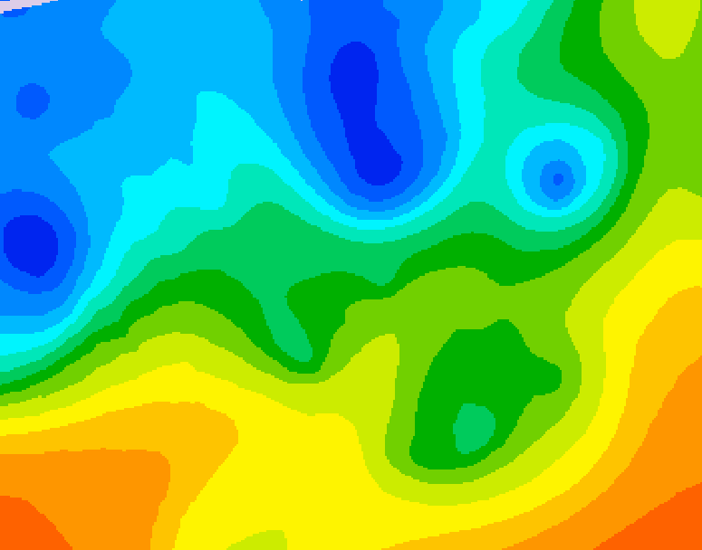 GDPS 500 millibar geopotential height 222 hour forecast chart for Canada based on 2026/10/30 0000Z data