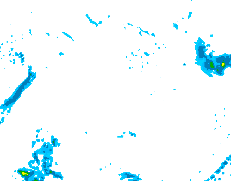 GDPS precipitation 054 hour forecast chart for Canada based on 2026/10/30 0000Z data