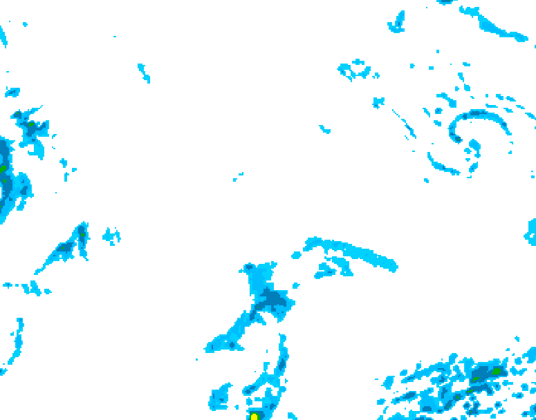 GDPS precipitation 108 hour forecast chart for Canada based on 2026/10/30 0000Z data