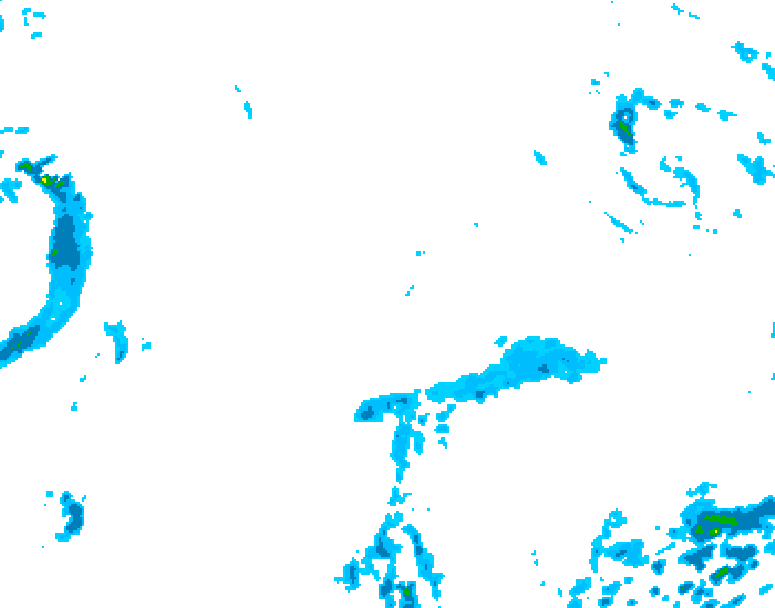 GDPS precipitation 120 hour forecast chart for Canada based on 2026/10/30 0000Z data