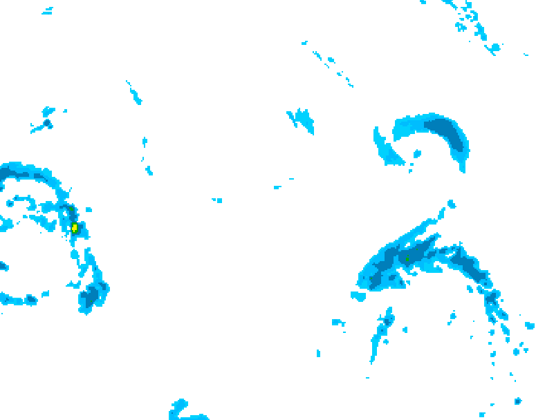 GDPS precipitation 210 hour forecast chart for Canada based on 2026/10/30 0000Z data