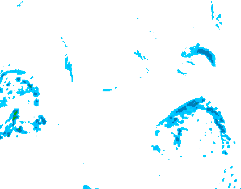 GDPS precipitation 216 hour forecast chart for Canada based on 2026/10/30 0000Z data