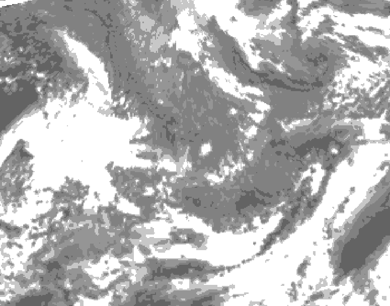 GDPS total cloud 006 hour forecast chart for Canada based on 2026/10/30 0000Z data