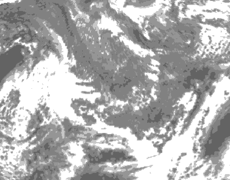 GDPS total cloud 012 hour forecast chart for Canada based on 2026/10/30 0000Z data