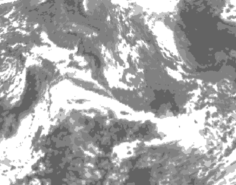 GDPS total cloud 066 hour forecast chart for Canada based on 2026/10/30 0000Z data