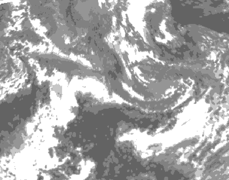 GDPS total cloud 084 hour forecast chart for Canada based on 2026/10/30 0000Z data
