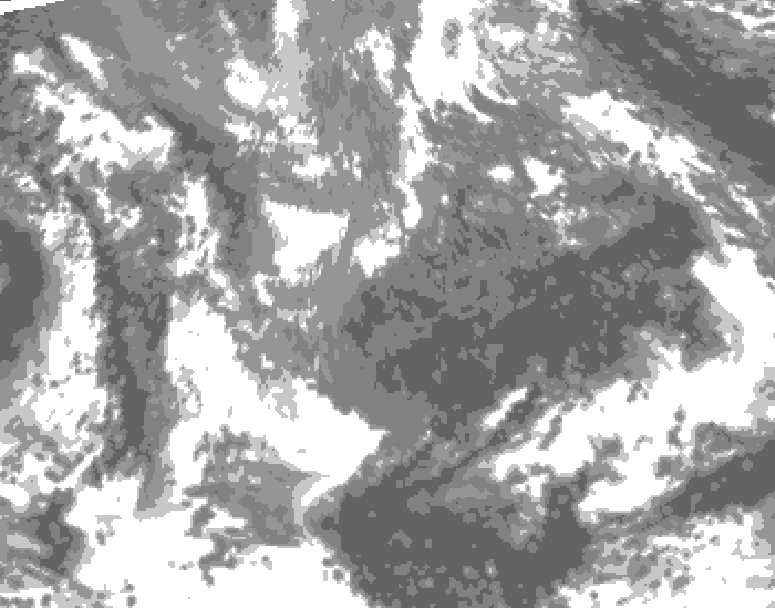 GDPS total cloud 156 hour forecast chart for Canada based on 2026/10/30 0000Z data