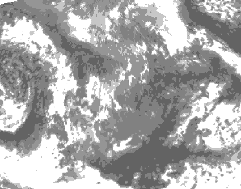 GDPS total cloud 180 hour forecast chart for Canada based on 2026/10/30 0000Z data