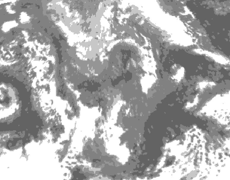 GDPS total cloud 204 hour forecast chart for Canada based on 2026/10/30 0000Z data