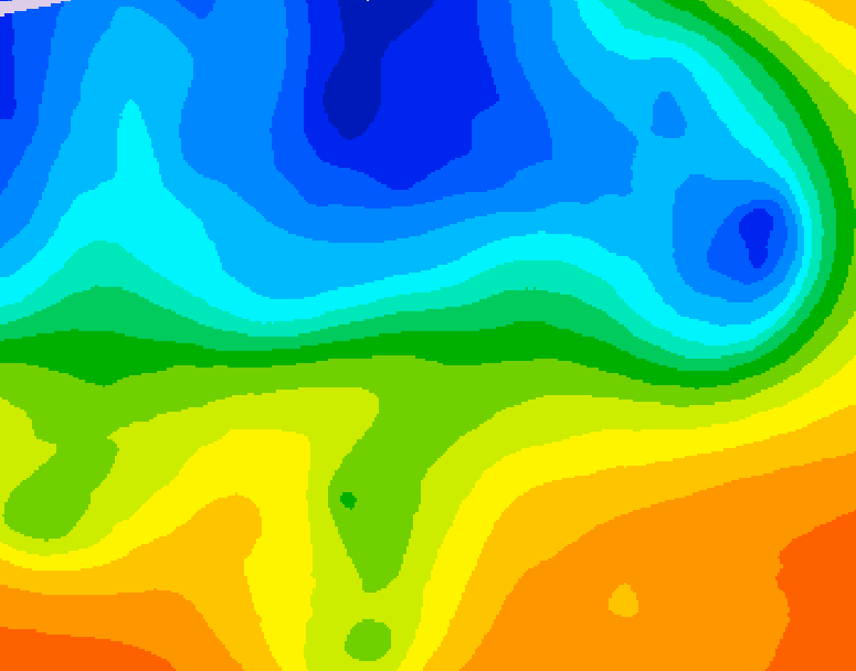 GDPS 500 millibar geopotential height 084 hour forecast chart for Canada based on 2026/10/31 0000Z data