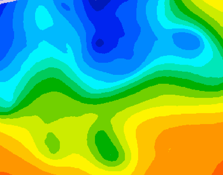 GDPS 500 millibar geopotential height 108 hour forecast chart for Canada based on 2026/10/31 0000Z data