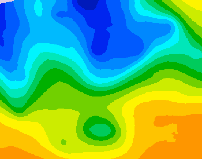 GDPS 500 millibar geopotential height 120 hour forecast chart for Canada based on 2026/10/31 0000Z data