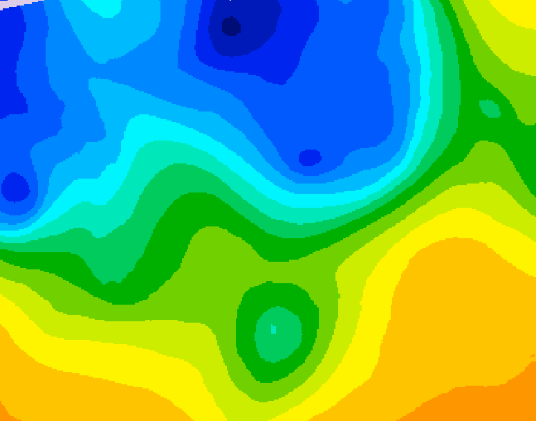 GDPS 500 millibar geopotential height 138 hour forecast chart for Canada based on 2026/10/31 0000Z data