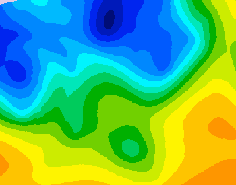 GDPS 500 millibar geopotential height 156 hour forecast chart for Canada based on 2026/10/31 0000Z data