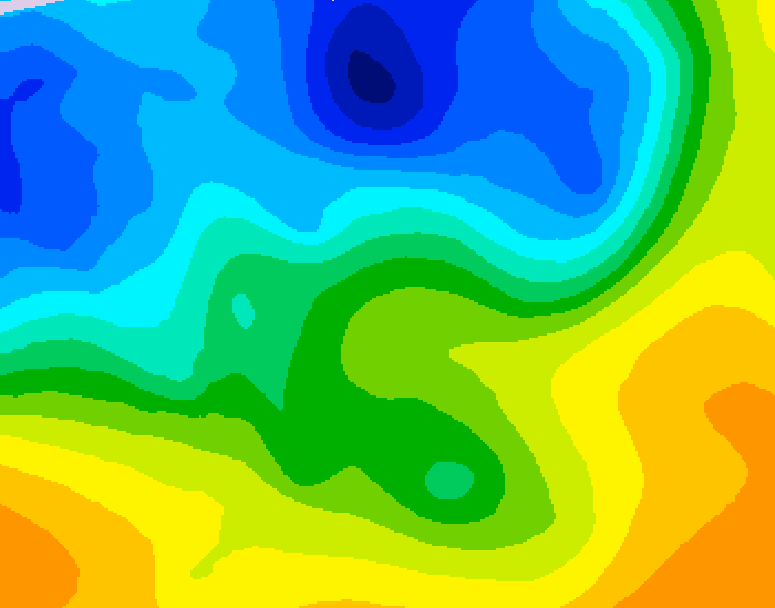 GDPS 500 millibar geopotential height 168 hour forecast chart for Canada based on 2026/10/31 0000Z data