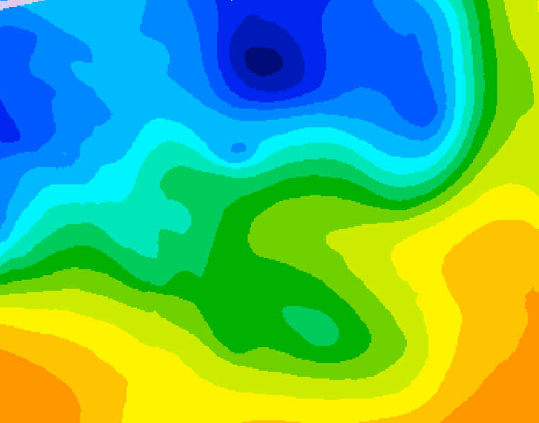 GDPS 500 millibar geopotential height 174 hour forecast chart for Canada based on 2026/10/31 0000Z data