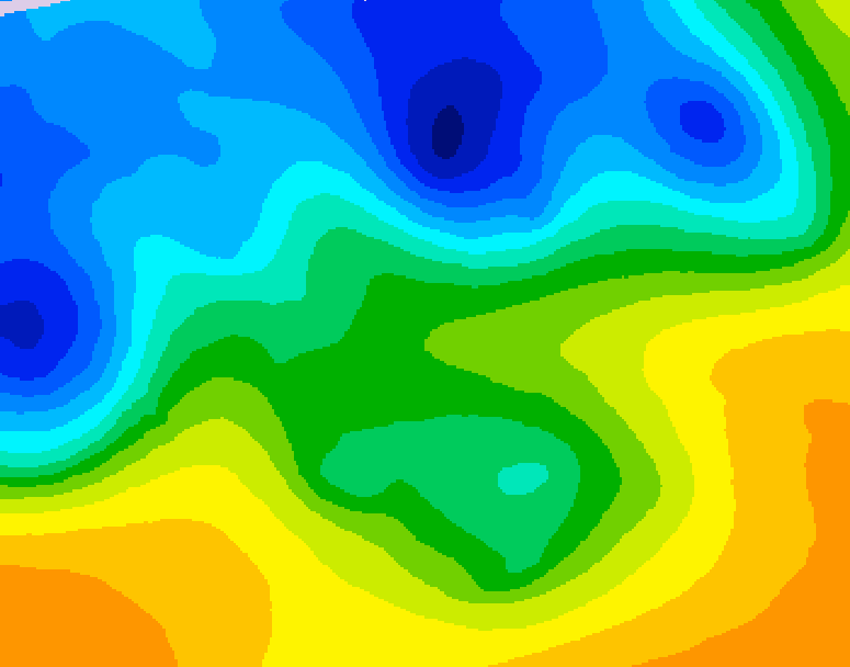 GDPS 500 millibar geopotential height 192 hour forecast chart for Canada based on 2026/10/31 0000Z data