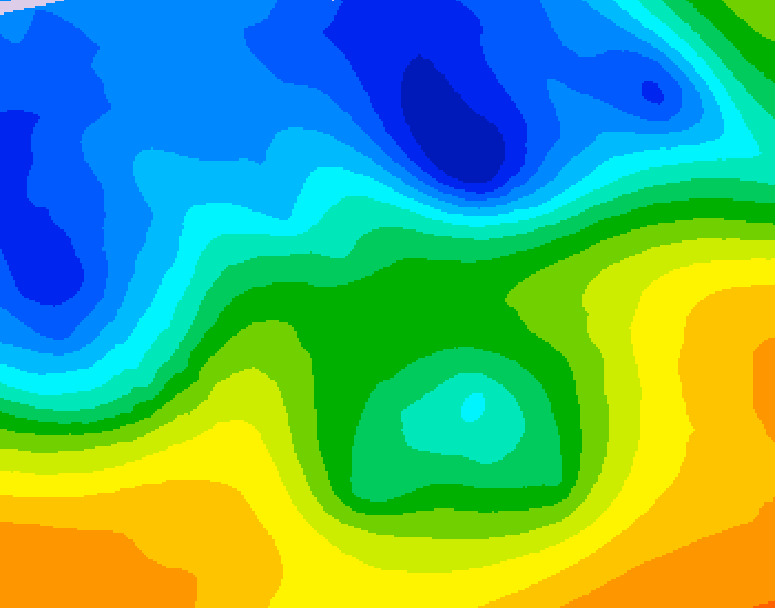 GDPS 500 millibar geopotential height 204 hour forecast chart for Canada based on 2026/10/31 0000Z data