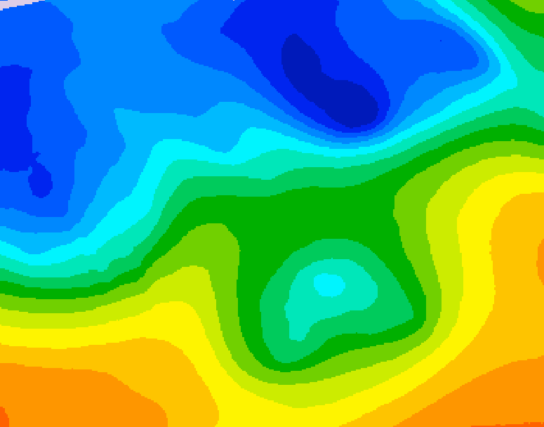 GDPS 500 millibar geopotential height 210 hour forecast chart for Canada based on 2026/10/31 0000Z data