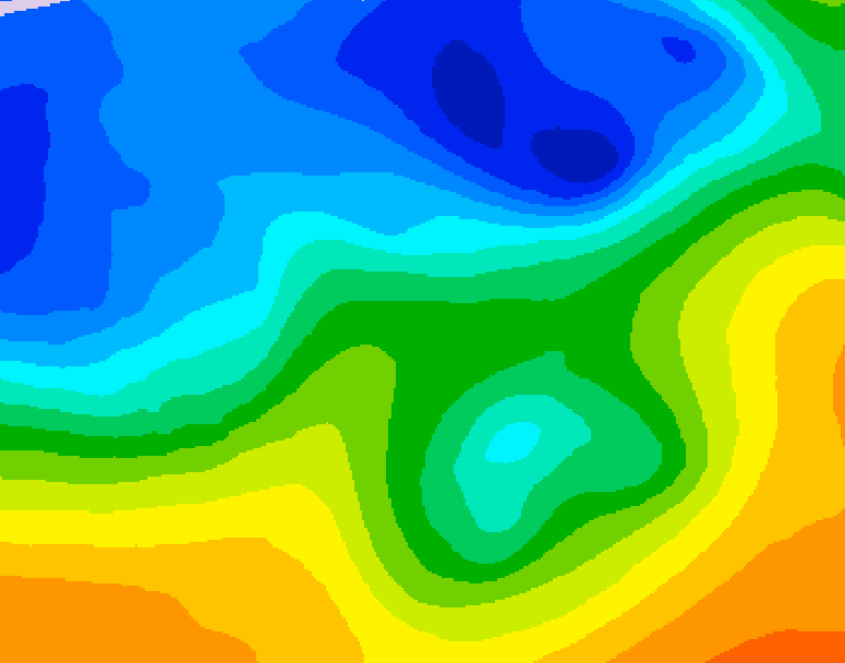 GDPS 500 millibar geopotential height 216 hour forecast chart for Canada based on 2026/10/31 0000Z data