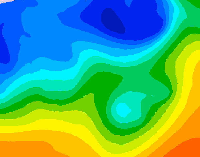 GDPS 500 millibar geopotential height 228 hour forecast chart for Canada based on 2026/10/31 0000Z data