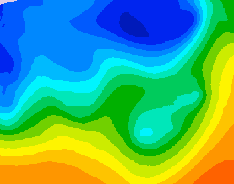 GDPS 500 millibar geopotential height 234 hour forecast chart for Canada based on 2026/10/31 0000Z data