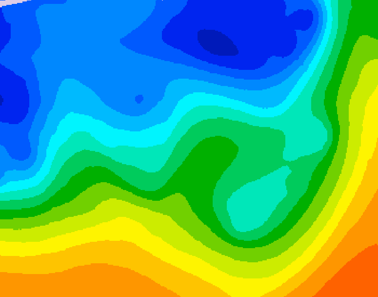 GDPS 500 millibar geopotential height 240 hour forecast chart for Canada based on 2026/10/31 0000Z data