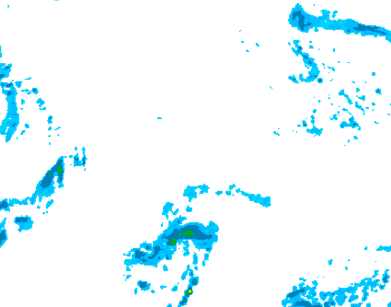 GDPS precipitation 072 hour forecast chart for Canada based on 2026/10/31 0000Z data
