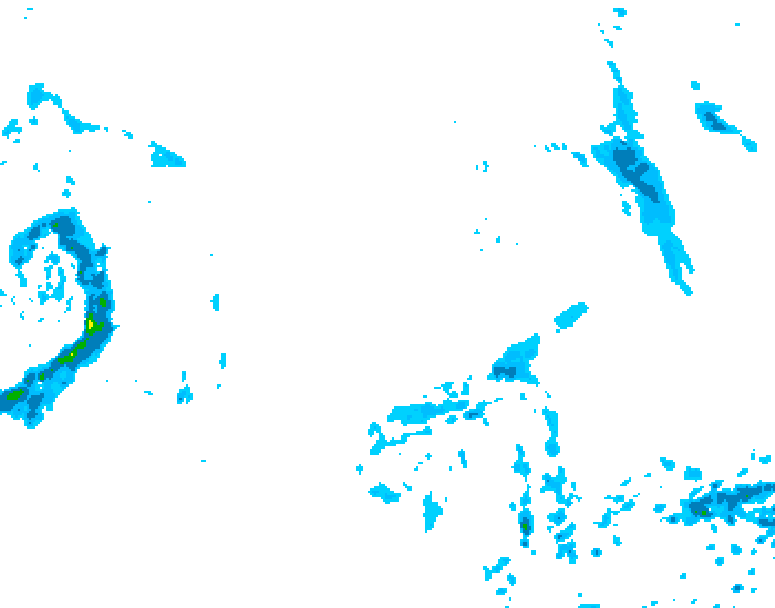GDPS precipitation 144 hour forecast chart for Canada based on 2026/10/31 0000Z data