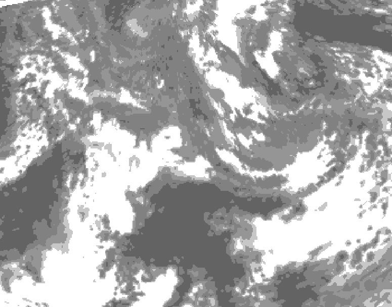 GDPS total cloud 066 hour forecast chart for Canada based on 2026/10/31 0000Z data