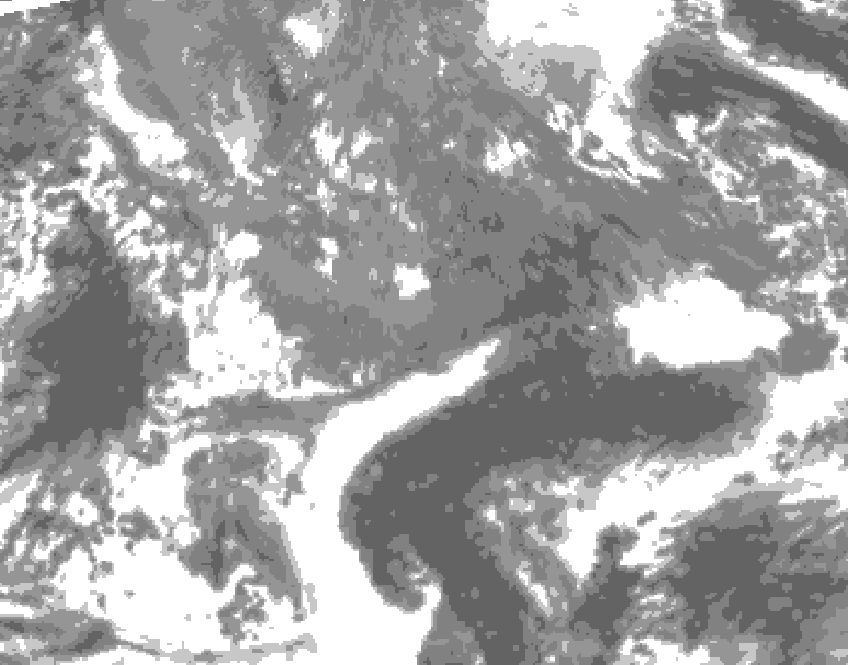 GDPS total cloud 108 hour forecast chart for Canada based on 2026/10/31 0000Z data