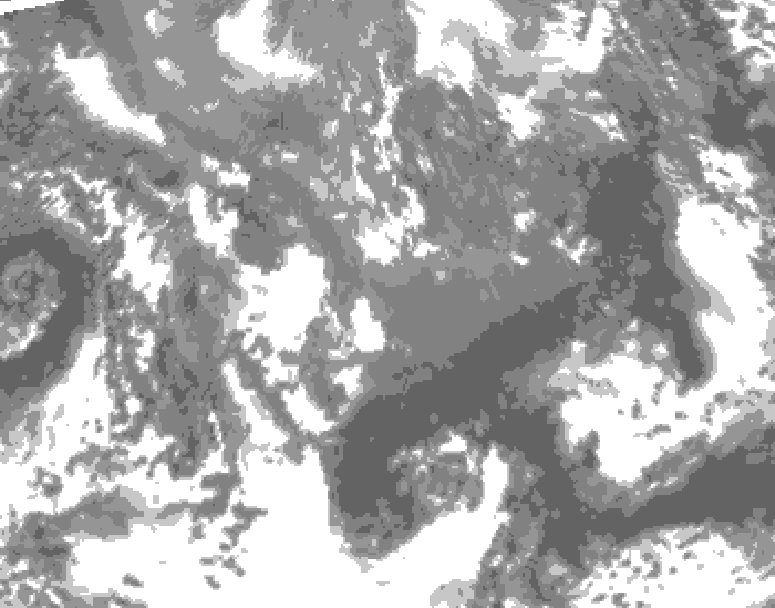 GDPS total cloud 138 hour forecast chart for Canada based on 2026/10/31 0000Z data