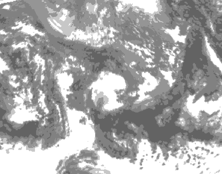 GDPS total cloud 168 hour forecast chart for Canada based on 2026/10/31 0000Z data