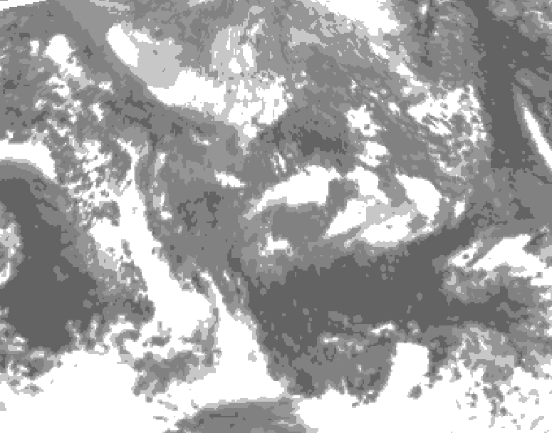 GDPS total cloud 180 hour forecast chart for Canada based on 2026/10/31 0000Z data