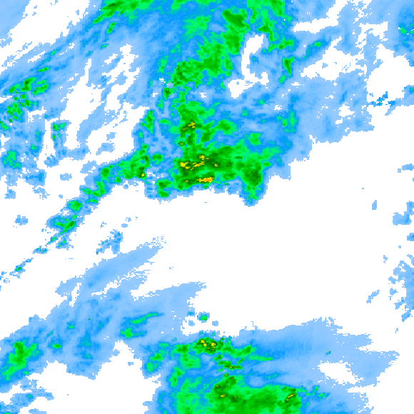 Weather radar data valid at 2025/04/26 03:30 UTC