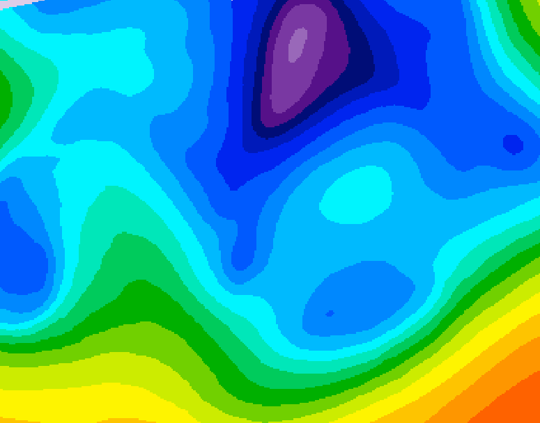 GDPS 500 millibar geopotential height 174 hour forecast chart for Canada based on 2026/02/15 0000Z data