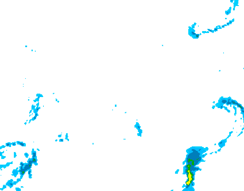 GDPS precipitation 030 hour forecast chart for Canada based on 2026/02/15 0000Z data