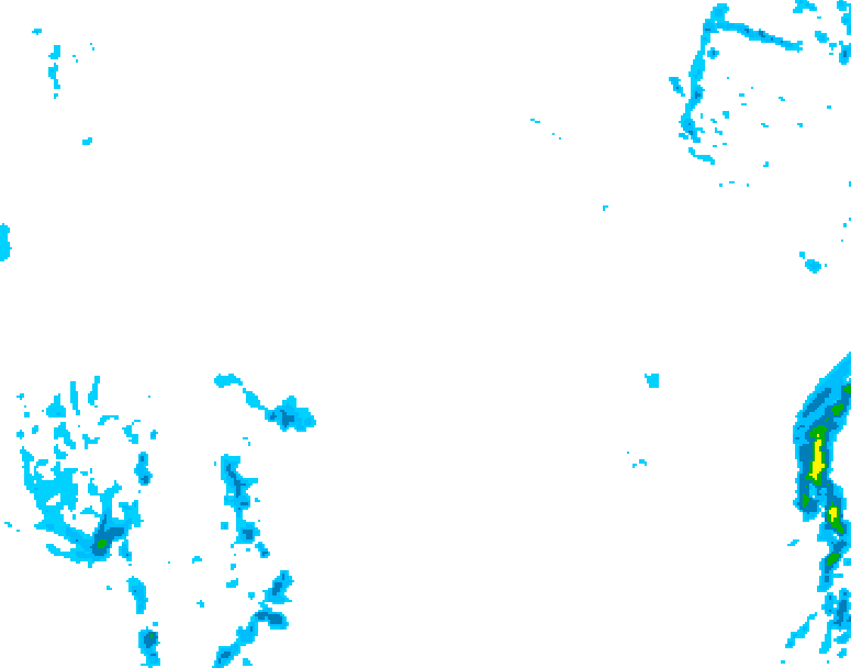 GDPS precipitation 060 hour forecast chart for Canada based on 2026/02/15 0000Z data